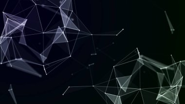 İnternet teknoloji ağı. Tekrarlanan veri ile soyut arkaplan. 3d .