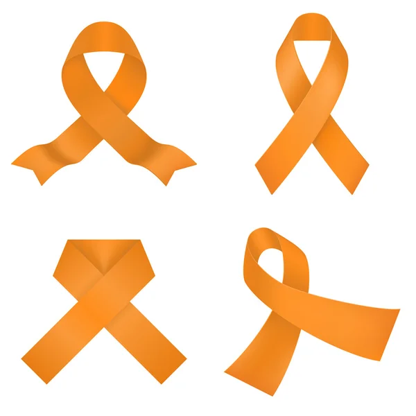 100,000 Orange ribbon leukemia Vector Images