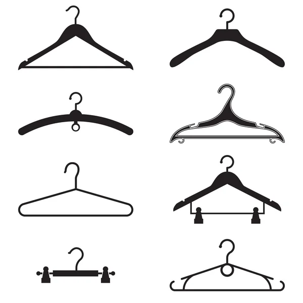 Hangers icons — Stock Vector