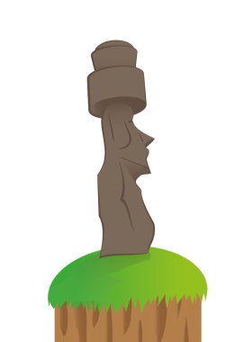 Moai - Easter Island clipart