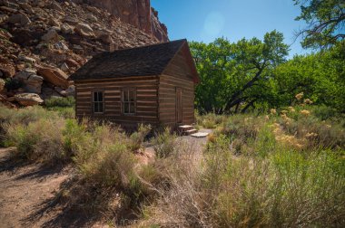 Capitol Resifi Ulusal Parkı 'ndaki Okul Evi