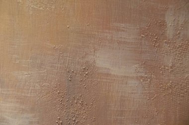 Fırça darbeleri. Boyalı deniz. Deniz suyu günbatımı çerçevesi fırçayla boyanır..