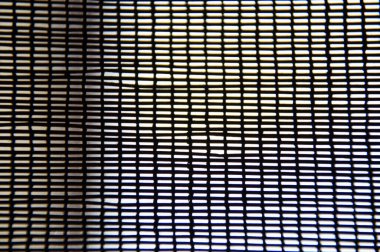 Ağ dokusu. Pencerede örgü var. Arkaplan için ızgara.