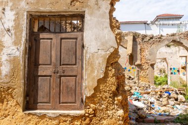Eski geleneksel kapılar. Taş Şehir, Zanzibar, Tanzanya.