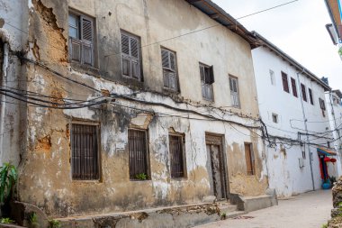 Eski geleneksel kapılar. Taş Şehir, Zanzibar, Tanzanya.