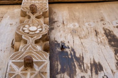 Eski geleneksel kapılar. Taş Şehir, Zanzibar, Tanzanya.