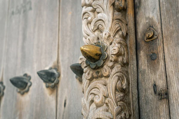 Viejas Puertas Tradicionales Stone Town Zanzíbar Tanzania —  Fotos de Stock