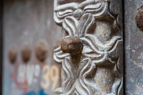 Stare Tradycyjne Drzwi Stone Town Zanzibar Tanzania — Zdjęcie stockowe