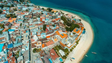 Zanzibar adasının hava görüntüsü