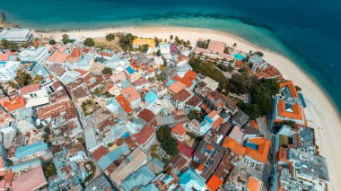 Zanzibar adasının hava görüntüsü