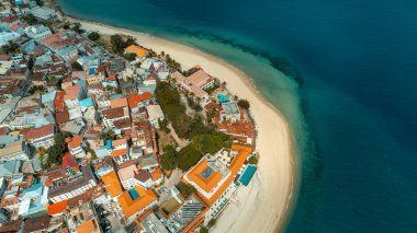 Zanzibar adasının hava görüntüsü