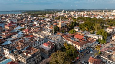 Zanzibar adasının hava görüntüsü
