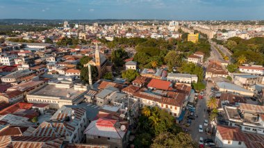 Zanzibar adasının hava görüntüsü