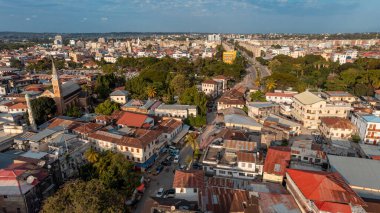 Zanzibar adasının hava görüntüsü