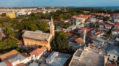 Zanzibar adasının hava görüntüsü