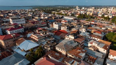 Zanzibar adasının hava görüntüsü