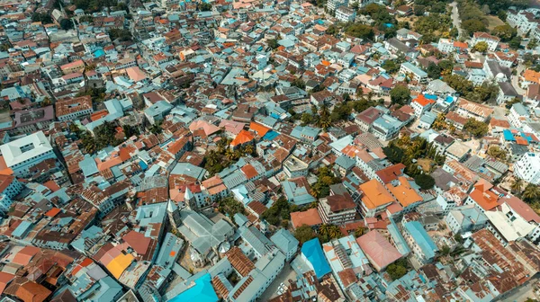 Vista Aerea Dell Isola Zanzibar — Foto Stock