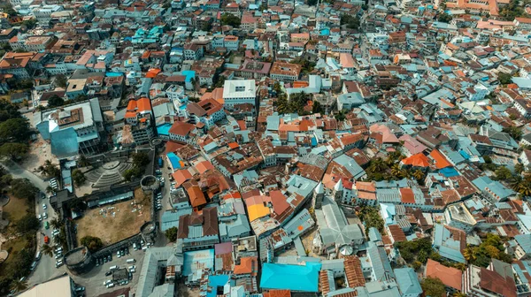 Vista Aerea Dell Isola Zanzibar — Foto Stock