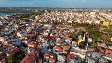 Zanzibar adasının hava görüntüsü