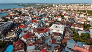 Zanzibar adasının hava görüntüsü