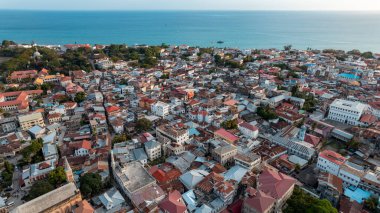Zanzibar adasının hava görüntüsü
