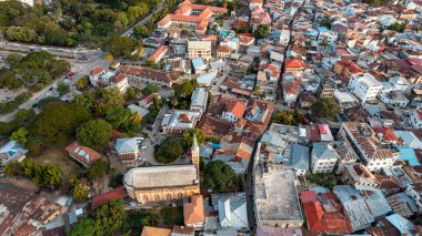 Zanzibar adasının hava görüntüsü