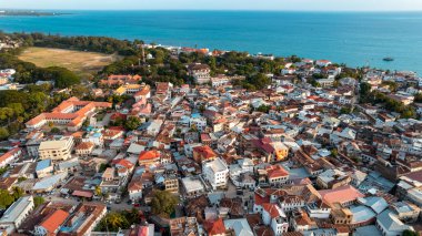 Zanzibar adasının hava görüntüsü