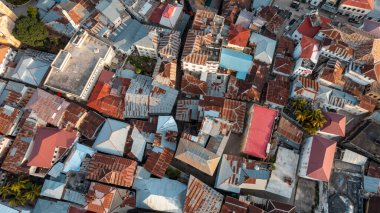 Zanzibar adasının hava görüntüsü