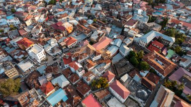 Zanzibar adasının hava görüntüsü
