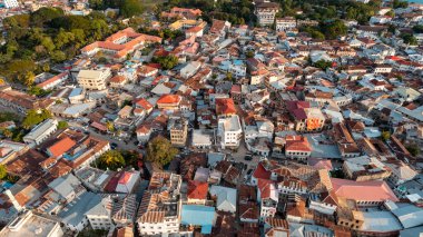 Zanzibar adasının hava görüntüsü