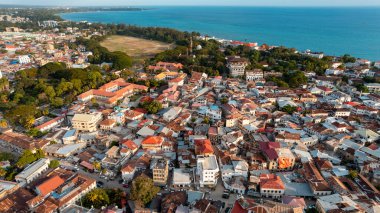 Zanzibar adasının hava görüntüsü
