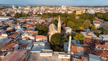 Zanzibar adasının hava görüntüsü