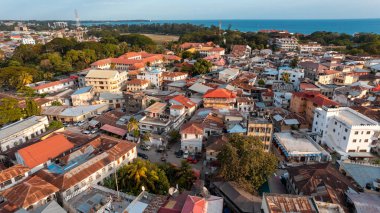 Zanzibar adasının hava görüntüsü