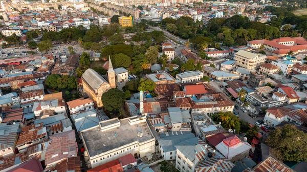 Zanzibar adasının hava görüntüsü