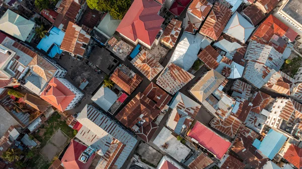 Vista Aerea Dell Isola Zanzibar — Foto Stock