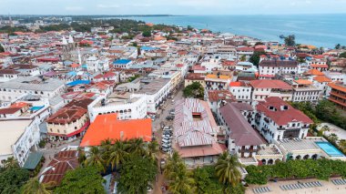 Zanzibar adasının hava görüntüsü