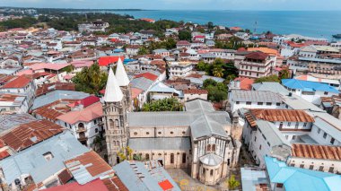 Zanzibar adasının hava görüntüsü