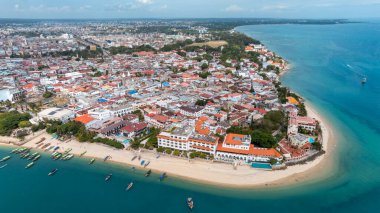 Zanzibar adasının hava görüntüsü