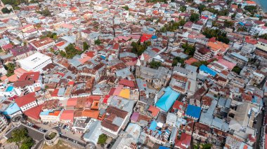 Zanzibar adasının hava görüntüsü