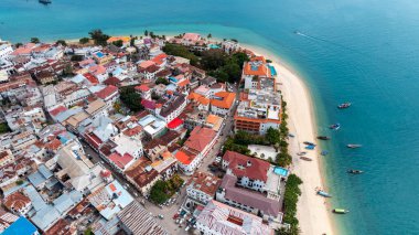 Zanzibar adasının hava görüntüsü