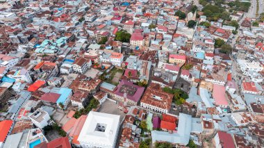 Zanzibar adasının hava görüntüsü