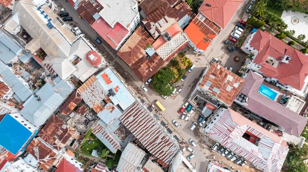 Vista Aerea Dell Isola Zanzibar — Foto Stock