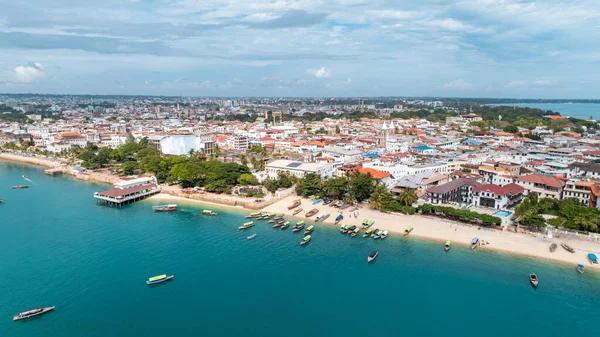 Zanzibar adasının hava görüntüsü