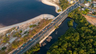 Dar es Salaam şehrinin havadan görünüşü
