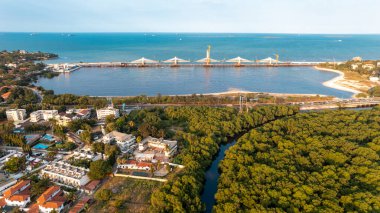 Dar es Salaam şehrinin havadan görünüşü