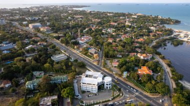 Dar es Salaam şehrinin havadan görünüşü