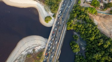 Dar es Salaam şehrinin havadan görünüşü