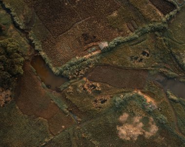 Morogoro şehrinin hava manzarası