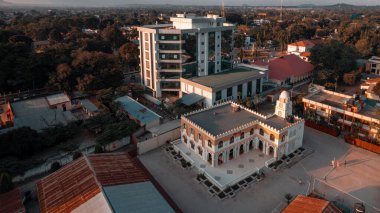 Morogoro şehrinin hava manzarası