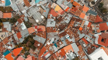 Tanzanya 'daki Zanzibar Adası' nın havadan görünüşü.